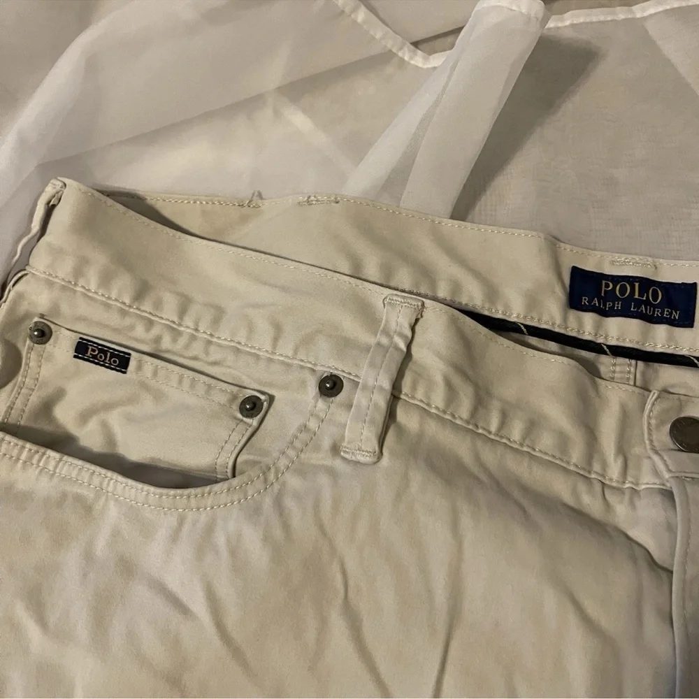 Polo Ralph Lauren Mens Chino Pants 40X32 (fit 40x31) Straight Slim Fit Stretch